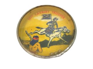 Vintage Nabisco Shredded Wheat Juniors 101st Cavalry Trooper Palm Puzzle 1950s