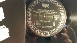 The Black Crows Shake Your Money Maker Def American DEF 24278 1st press 5