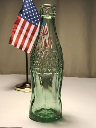 PAT ' D DEC.  25,  1923 Coca - Cola Hobbleskirt Coke Bottle - JEANERETTE,  LA Louisiana 3