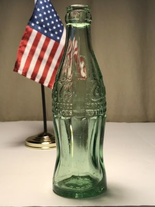 PAT ' D DEC.  25,  1923 Coca - Cola Hobbleskirt Coke Bottle - JEANERETTE,  LA Louisiana 4