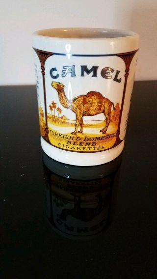 Vintage Oversized Camel Cigarettes Joe Camel Ceramic Coffee Mug Classic Turkish