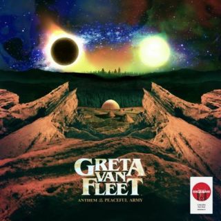 2018 Greta Van Fleet Anthem Of The Peaceful Army Limited Red Vinyl LP Target 2