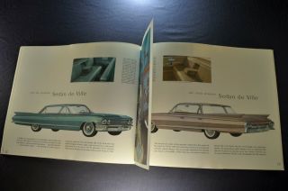 1961 Cadillac Lg Prestige Brochure 60 Special 62 Deville Eldorado Fleetwood 75 7