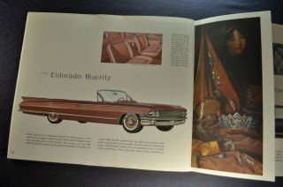 1961 Cadillac Lg Prestige Brochure 60 Special 62 Deville Eldorado Fleetwood 75 8