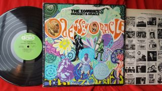 The Zombies " Odessey And Oracle " 1968 First Press,  Solid Vg,  Complete Lp,  1c/1c