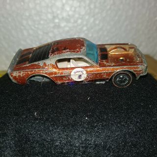 Vintage Hot Wheels Redline Mattel 1969 Mustang Boss Hoss