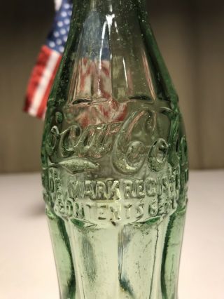 PAT ' D DEC.  25,  1923 Coca - Cola Hobbleskirt Coke Bottle - ORLEANS LA Louisiana 7