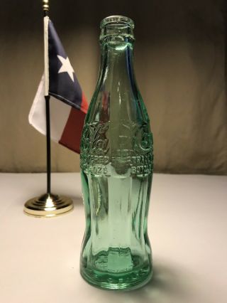PAT ' D DEC.  25,  1923 Coca - Cola Hobbleskirt Coke Bottle - McALLEN,  TEXAS 4