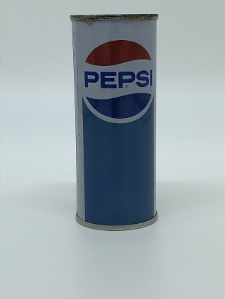 Vintage Pepsi Can In Two Languages.  Lid On Wrong End Never Opened 7