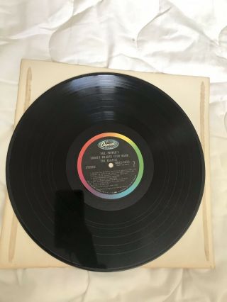 Vintage - The Beatles Sgt.  Pepper ' s Lonely Hearts Club Band Vinyl 6