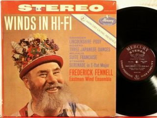Sr 90173 Fr 6/1 " Winds In Hi - Fi ",  Fennell,  Eastman Wind Ensemble Mercury