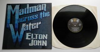 Elton John - Madman Across The Water Uk 1971 Djm 1st Press Translucent Red Lp