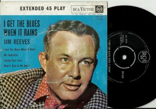 Jim Reeves South Africa Ps E.  P.  I Get The Blues When It Rains