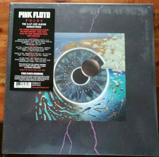 Pink Floyd Pulse Live Factory 2018 Remastered Reissue Vinyl 4 Lp Box Set