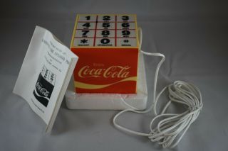Coca Cola Coke Olympics Speaker Phone Telephone Novelty NOS 2