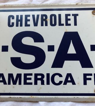 Chevrolet Dealer USA - 1 Metal License Plate See America First 3