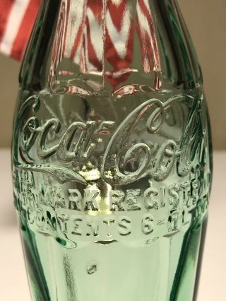 PAT ' D DEC.  25,  1923 Coca - Cola Hobbleskirt Coke Bottle - BATESVILLE,  ARK.  Arkansas 6
