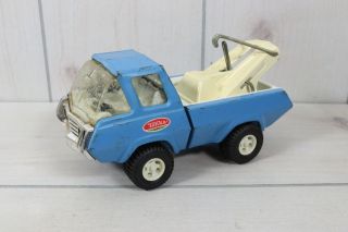 Vintage Tonka Ford Econoline Blue Wrecker Tow Truck 1970 