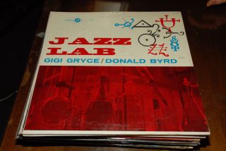 Donald Byrd Gigi Gyrce Jazz Lab Lp Jubilee 1059 1st Press Vgjlp 1059 Stereo