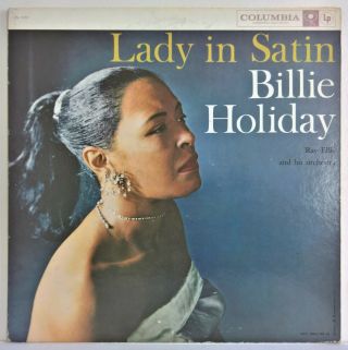 Billie Holiday Lady In Satin – Columbia Mono 6 Eyes – Exc -