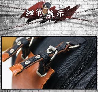 Attack on Titan The Survey Costume Boys Backpack Travel Shoulder Bags Fan ' s Gift 3