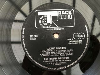 THE JIMI HENDRIX EXPERIENCE ELECTRIC LADYLAND Track Records 1968 613009/8 NUDES 8