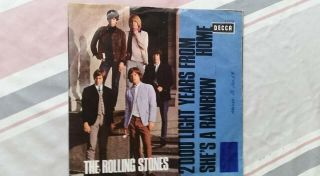 Rolling Stones,  Single,  Norway,  2000 Light Years.  1967.  Niceprice