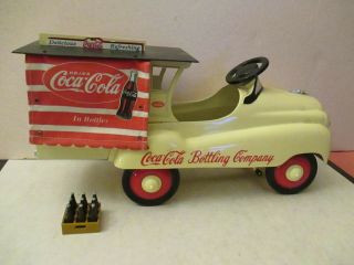 Vintage 1996 Coca Cola Pedal Car Delivery Truck 1:3 Scale