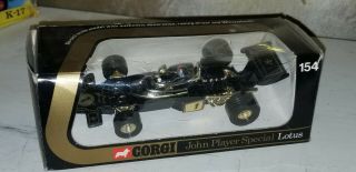 Corgi 154 John Player Special Jps Lotus F1 Car - M I B - 100 Orig 1973 See Items