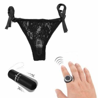 Secret Lace Thong Vibrating Panties Wireless Remote Vibrator Clitoris Stimulator