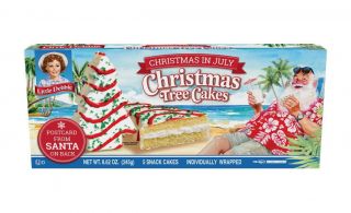 Little Debbie Christmas In July Cakes Santa Tree 2 Boxes 10 Individually Wrapped