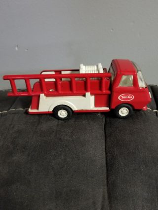 Tonka Mini Fire Engine Pumper Truck With One Red Ladder Vintage 1960s 6” Long