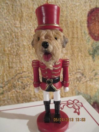Wheaten Terrier Nutcracker Dog Soldier Ornament 41