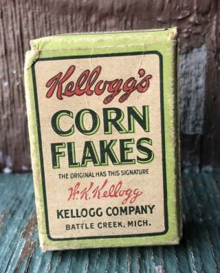 Vintage Kellogs Corn Flakes Cereal Box Rare