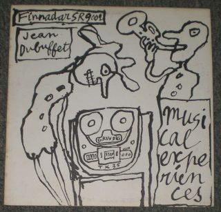 Jean Dubuffet Musical Experiences Rare 1973 1st Press Finnadar Experimental Lp
