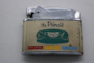 Vintage The Princess Telephone Lighter By Howard Bell Systems Advertising