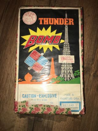 Vintage Horse Brand Thunder Bomb Firecrackers