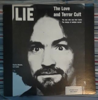 Charles Manson - Lie: The Love And Terror Cult Lp Awareness 1987 Reissue