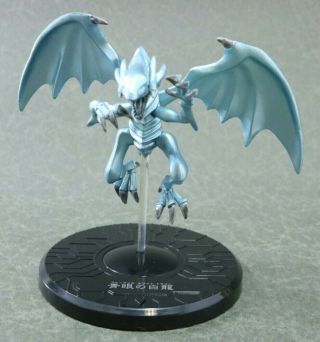Yu - Gi - Oh Monster Blue - Eyes White Dragon Figure Authentic 4 " Konami Jp G1375