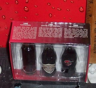 2000 The Atlanta Coca Cola Bottling Co 100th Anniversary Set Miniature Bottle