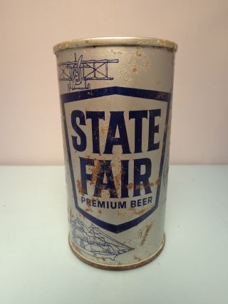 State Fair Straight Steel Zip Tab Beer Can 126 - 14 Fuhhrmamm & Schmidt Brewing