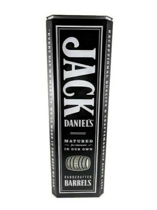 Jack Daniels Old No.  7 Brand Tin Black White All 3 For $30