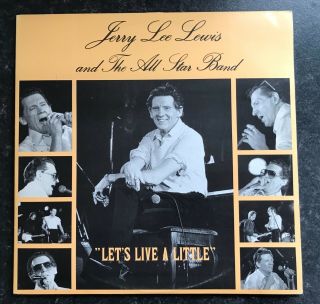 Lp Jerry Lee Lewis Double Album “let’s Live A Little” Rock’n’roll Country Rock
