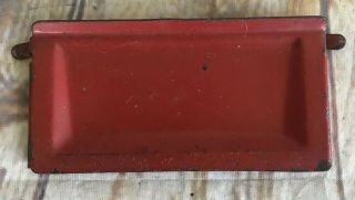 Vintage Pressed Steel Dump Truck Tailgate Only Red Structo/tonka/buddy L/marx?