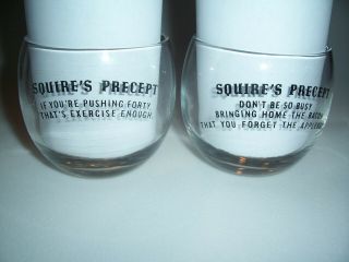 2 Jack Daniels Tennessee Sipper Squire Precept Glass Pushing 40 Bacon Applesauce