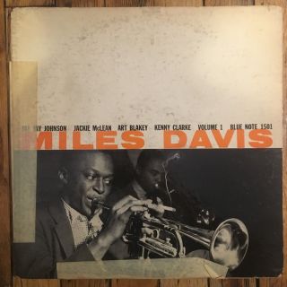 Miles Davis Volume 1 Lp On Blue Note 63rd Dg Mono Rvg