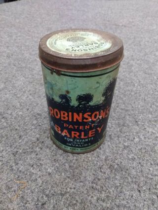 Antique 3x5 " Tin Advertising Robinson 
