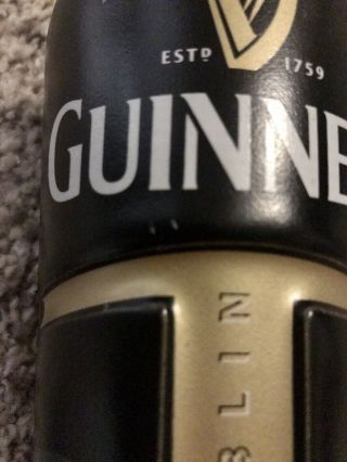Guinness St.  Jame’s Gate Beer Tap Handle - Stout Irish Knob 3