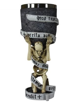Gothic Skeleton The Truth Goblet