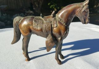 Vintage Metal Horse Bronze? Makers Mark Heavy